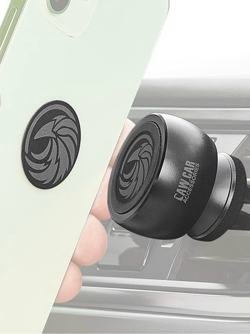 Magnetic Air Vent Phone Mount For Car - For Any Smartphone (IPhone, Android Cell